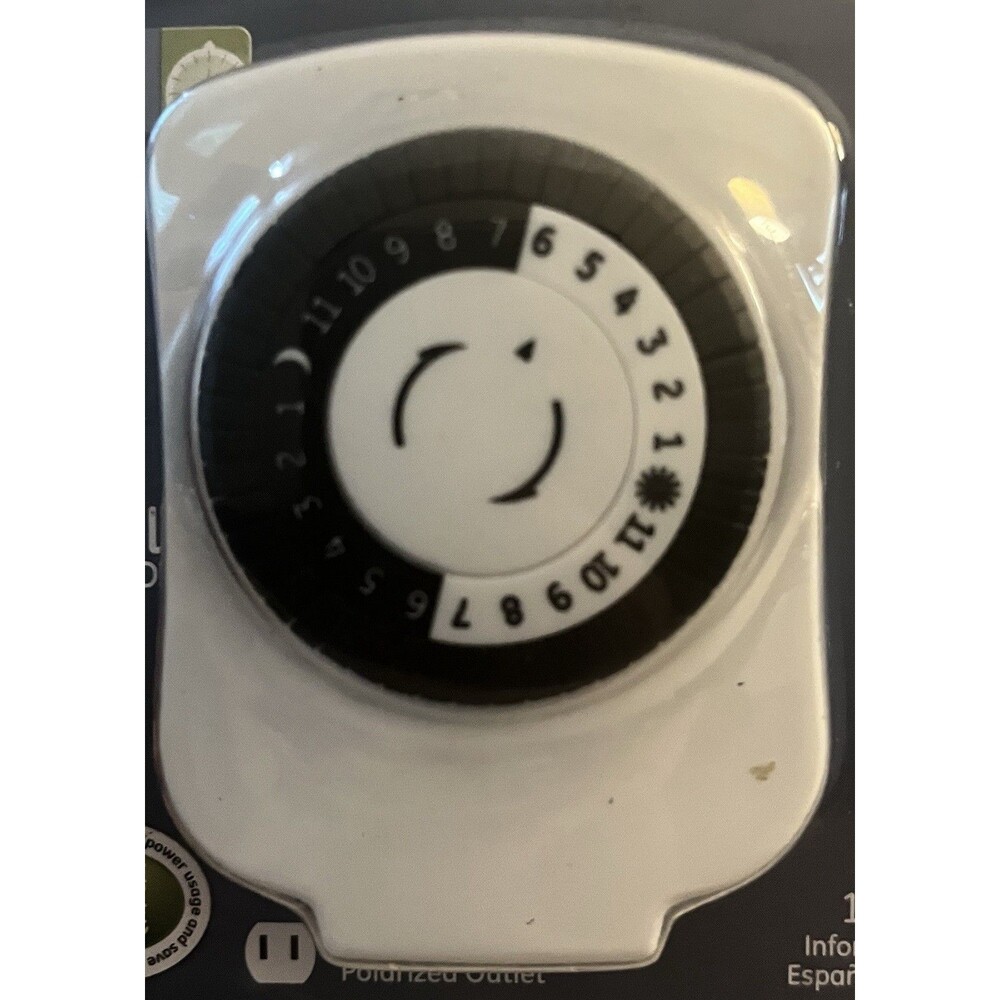 GE Basic Timer 24-Hour Programmable Indoor plug-in 15119